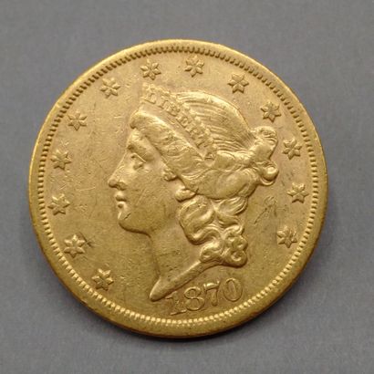 
ETATS-UNIS




Une pièce de 20 Dollars or,...