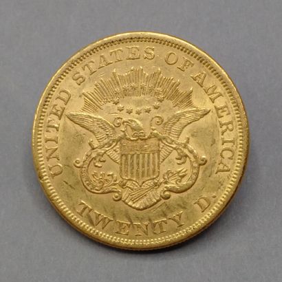 
ETATS-UNIS




Une pièce de 20 Dollars or,...