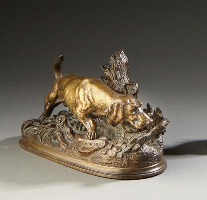 D'après Jules MOIGNIEZ (1835-1894) 

Chien...
