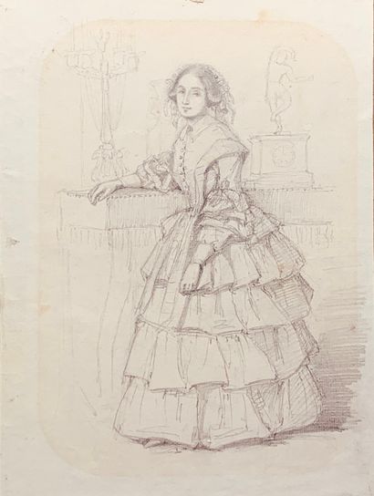Ecole FRANCAISE du milieu du XIXe siècle

Portrait...