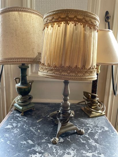 Trois lampes