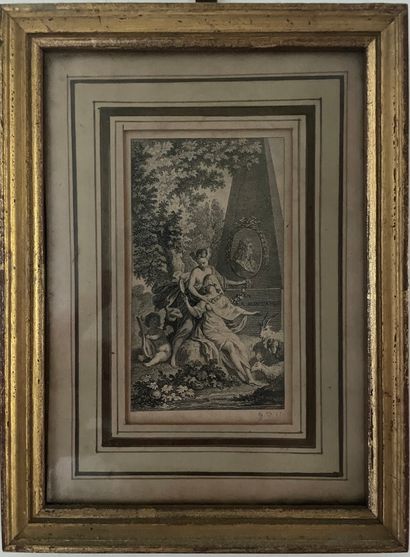 D'après MARILLIER

Quatre petites gravures...