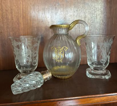 Lot de verres et flacons

Hauteur de la verseuse...