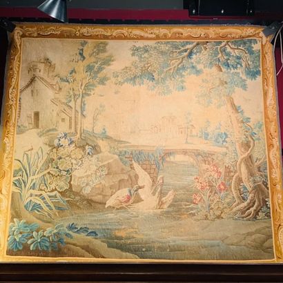Tapisserie d'après les Fables de la Fontaine...