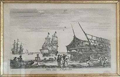 Deux gravures encadrées 