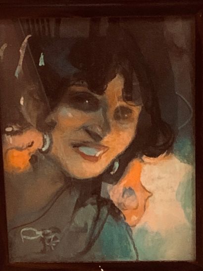 Louis FORTUNEY (1875-1951)

Portrait de gitane

Pastel,...