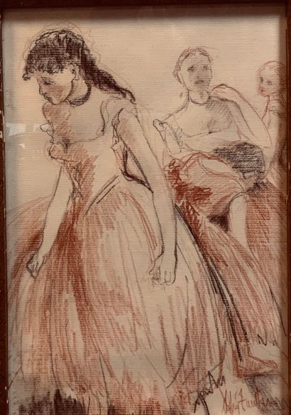 École XXe siècle

Ballerines

fusain et sanguine,...