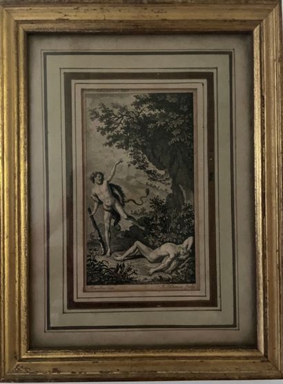 D'après MARILLIER

Quatre petites gravures...