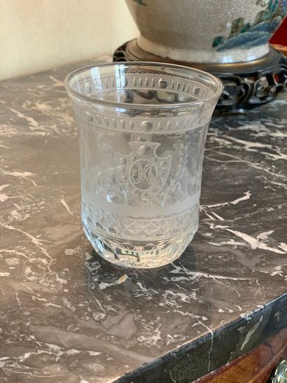 Verre de mariage en verre soufflé (éclat)

Début...