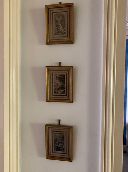 D'après MARILLIER

Quatre petites gravures...