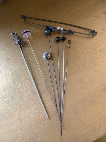 Lot d'épingles à chapeau