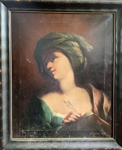 D'après un peintre du XVIIe siècle

Sibylle

Huile...
