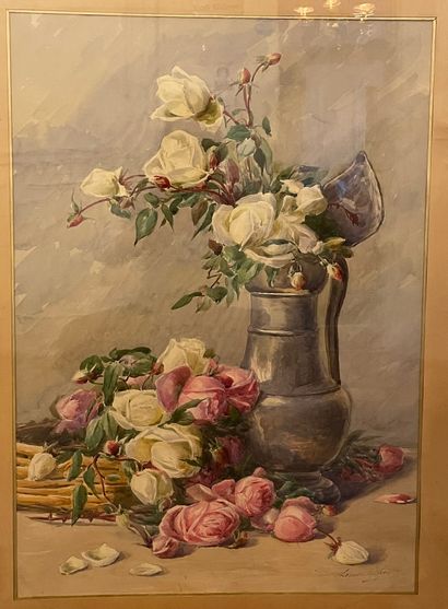 Louise DE LISPRÉ (XIX-XX)

Nature morte aux...
