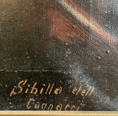D'après un peintre du XVIIe siècle

Sibylle

Huile...