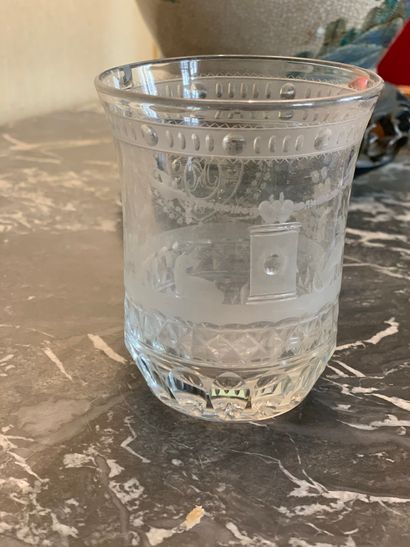 Verre de mariage en verre soufflé (éclat)

Début...
