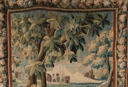 
Tapestry of greenery representing birds...