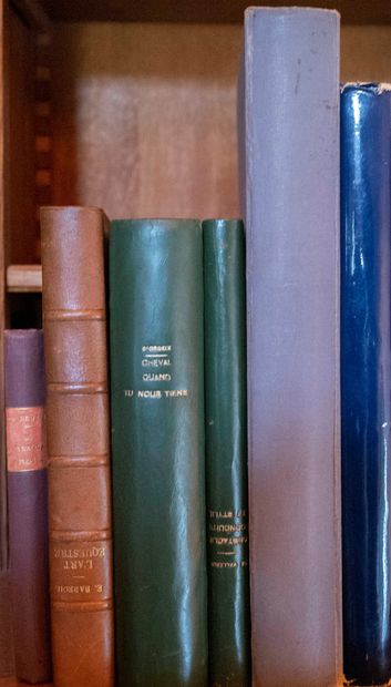 
Set of books on horses and miscellaneous,...
