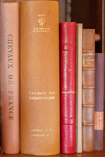 
Set of books on horses and miscellaneous,...