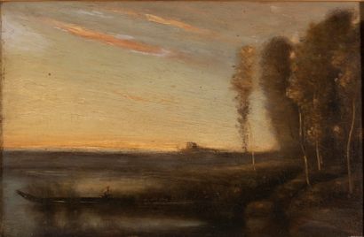 
French school of the 19th century




Landscape...