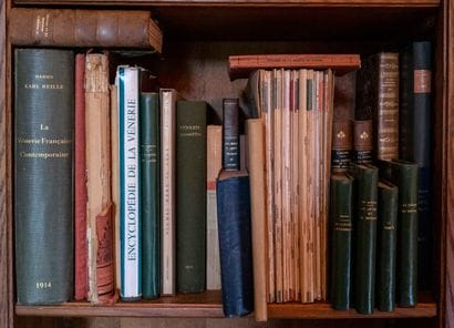 
Set of books on hunting and venery including:...