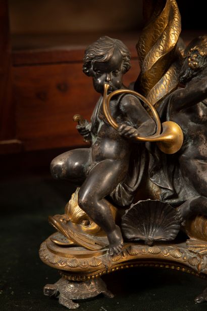 
DELAFONTAINE and MAURY




Large silvered...