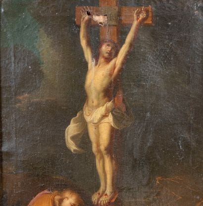 
17th century FRENCH school




Crucifixion




Oil...