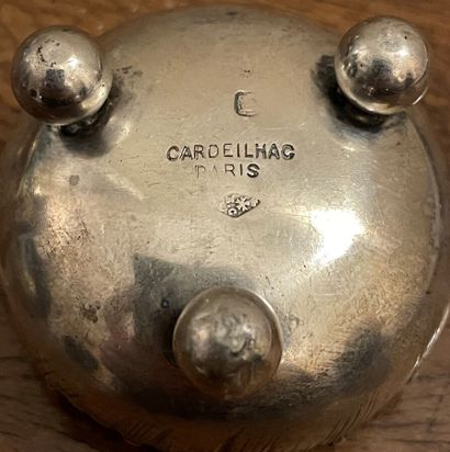 CARDEILHAC

Deux salières en argent tripodes...