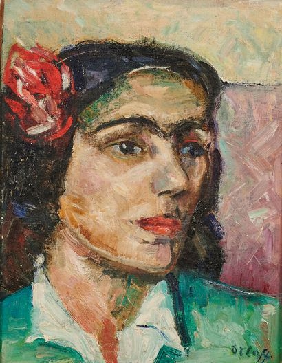 Ecole RUSSE du XXe siècle. 

Portrait de...
