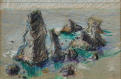 Jean HÉLION (1904-1987)

Rocher Port Coton,...