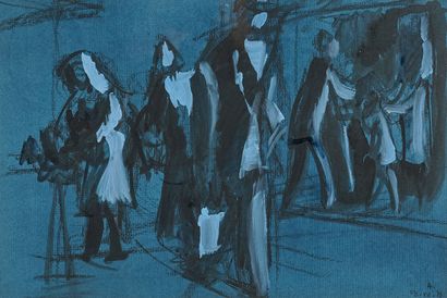 Jean HÉLION (1904-1987)

Etude de personnages

Encre...