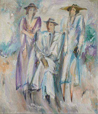 RUSSIAN SCHOOL

Three characters

Oil on...