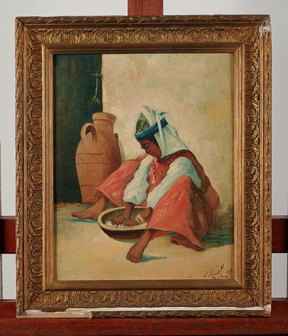 E.FOURNAS

Algerian Woman

Oil on cardboard...