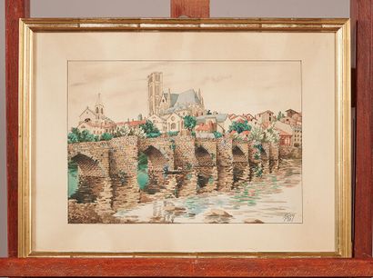 M.LEROY

The bridge

Watercolor, signed lower...
