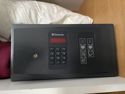 Small code safe with keyboard brand DOMETIC...