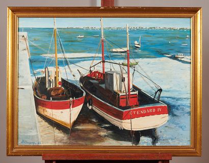 BRUGIER

Fishing boats on the shore 

Mixed...