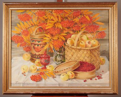 
RUSSIAN SCHOOL




Still life with fruits...