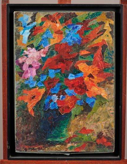 Russian school XXth century

Flowers

Canvas,...