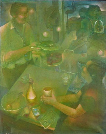RUSSIAN SCHOOL

The meal 

Oil on canvas

125...