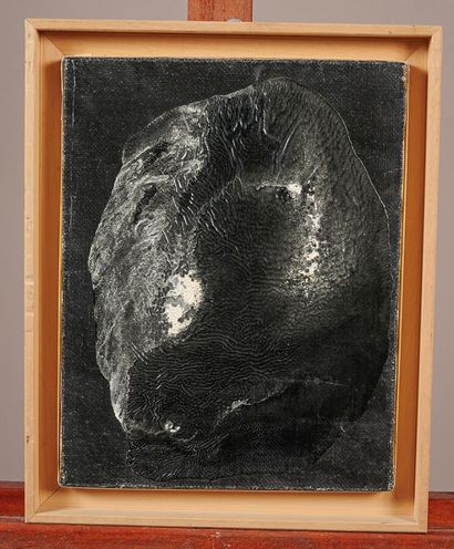 KEMPEL? 

Black composition

Canvas, signed...