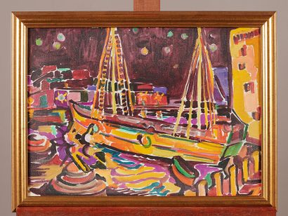 Roland DAVID (1921- 1981)

Two masts in the...