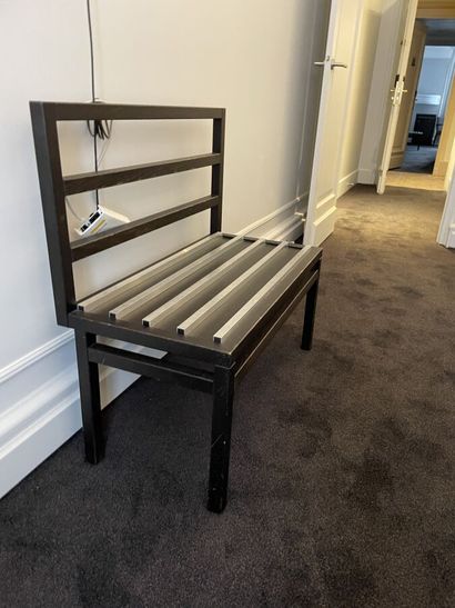 Rectangular wooden furniture, the top with...