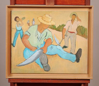 Modern school

The Reapers

Oil on panel

38...