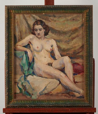 Georges BRESSE, né en 1920

Nu féminin

Huile...