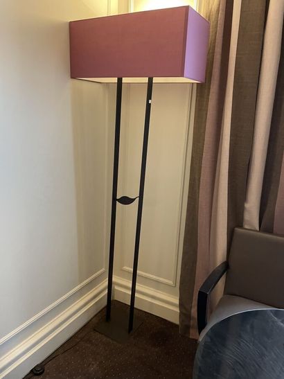Lampadaire avec un abat-jour mauve

Hauteur...