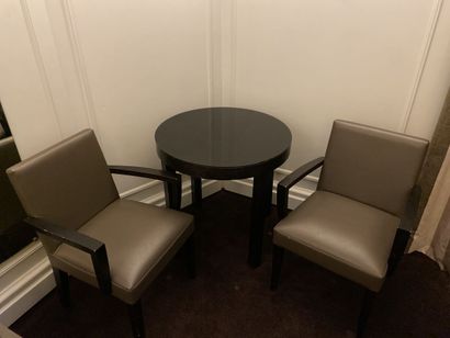 Ensemble de mobilier en mélaminé imitation...