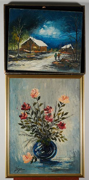 D.YORGO (XXe siècle)

Deux huiles sur toiles...