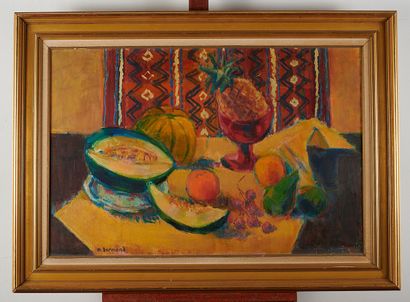 M. BERMOND (XXe siècle)

Nature morte aux...