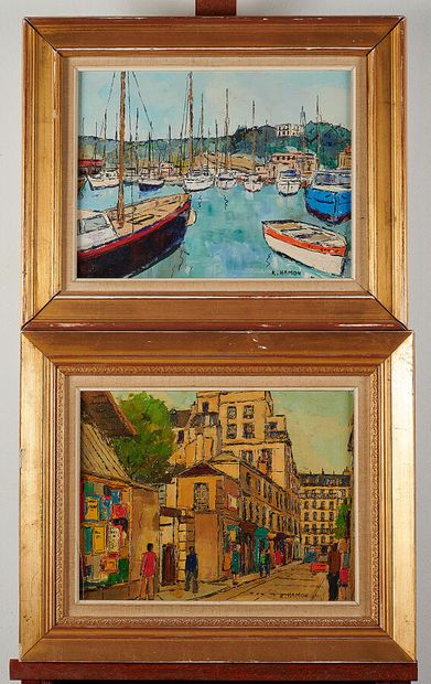 R.HAMON ( XXe siècle)

Deux huiles sur toile...