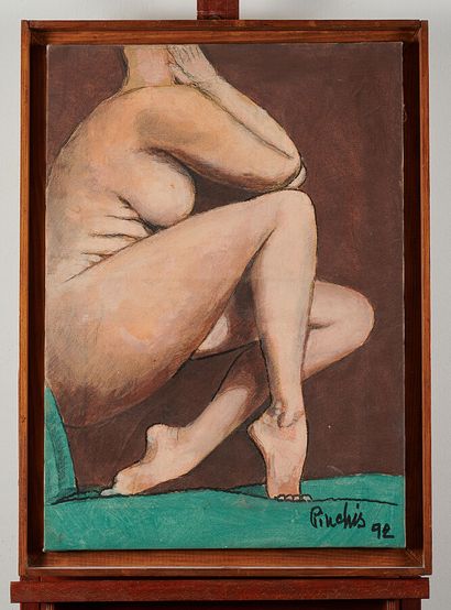 PINCHIS

Buste de femme accroupie

Acrylique...