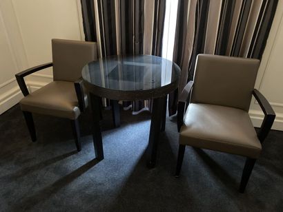 Ensemble de mobilier en mélaminé imitation...